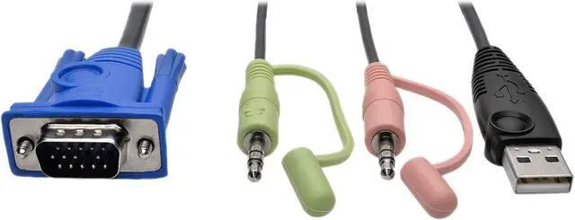 Alt view image 2 of 4 - Tripp Lite USB Server Interface Unit (SIU) for B064 KVMs with Virtual Media Support & Audio, TAA (B055-001-USB-VA)