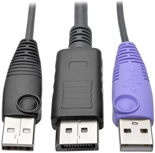 Alt view image 2 of 6 - Tripp Lite DisplayPort USB Server Interface w/Virtual Media & CAC B064 KVMs