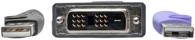 Alt view image 3 of 6 - Tripp Lite DVI USB Server Interface w/ Virtual Media & CAC for B064 KVMs