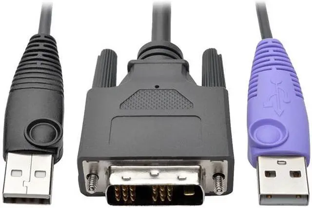 Alt view image 2 of 6 - Tripp Lite DVI USB Server Interface w/ Virtual Media & CAC for B064 KVMs