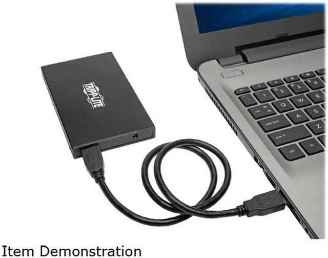 Alt view image 5 of 6 - Tripp Lite U457-025-AG2 USB 3.1 Gen 1 (5 Gbps) 2.5 in. SATA SSD/HDD to USB-A Enclosure Adapter with UASP Support