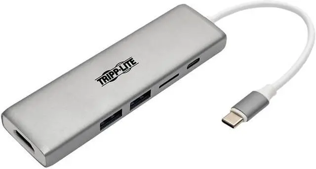 Main image of Tripp Lite USB C Docking Station 4k @ 30Hz w/USB Hub HDMI Micro SD Charging (U442-DOCK10-S)