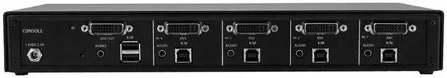 Alt view image 3 of 4 - Tripp Lite Secure 4 Port KVM Switch, DVI to DVI, Single Monitor, NIAP PP3.0 Certified, Audio, TAA-Compliant (B002-DV1A4)