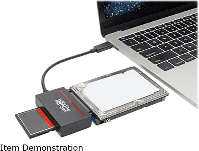 Alt view image 7 of 10 - Tripp Lite U438-CF-SATA-5G Drive Dock External - Black