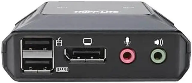 Alt view image 4 of 6 - Tripp Lite B032-DPUA2 2-Port DisplayPort 1.1/USB KVM Switch