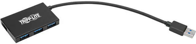 Alt view image 3 of 6 - Tripp Lite USB 3.0 SuperSpeed Slim Hub, 5 Gbps - 4 USB-A Ports, Portable, Aluminum