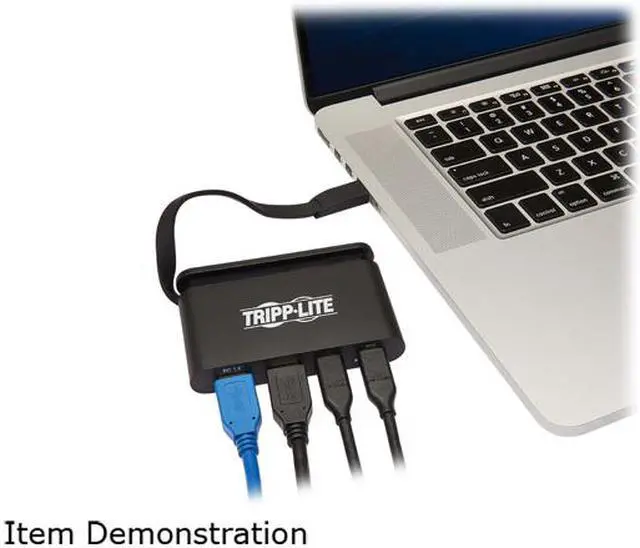 Alt view image 8 of 8 - Tripp Lite U460-004-4A-AL USB 3.1 C Hub, 5 Gbps, Aluminum Housing