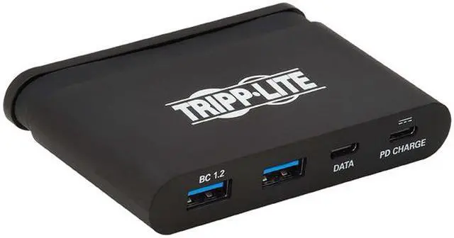 Alt view image 4 of 8 - Tripp Lite U460-004-4A-AL USB 3.1 C Hub, 5 Gbps, Aluminum Housing