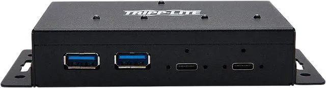 Alt view image 2 of 5 - Tripp Lite U460-2A2C-IND 4-Port Industrial-Grade USB 3.1 Gen 2 Hub
