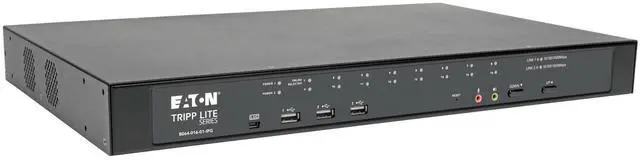 Main image of 16-Port Cat5 KVM over IP Switch with Virtual Media - 1 Local & 1 Remote User, 1U Rack-Mount, TAA