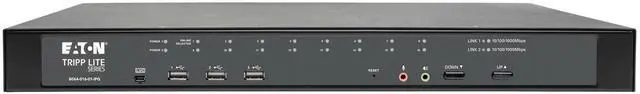 Alt view image 3 of 4 - 16-Port Cat5 KVM over IP Switch with Virtual Media - 1 Local & 1 Remote User, 1U Rack-Mount, TAA
