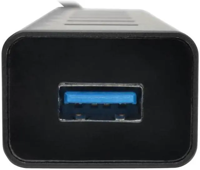 Alt view image 3 of 6 - Tripp Lite 7-Port USB-A Mini Hub - USB 3.2 Gen 1, Aluminum Housing, International Plug Adapters for UK, EU, Australia (U360-007-AL-INT)