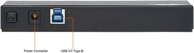 Alt view image 7 of 11 - Tripp Lite 7-Port USB-A Mini Hub - USB 3.2 Gen 1, International Plug Adapters for UK, EU, & Australia (U360-007-INT)
