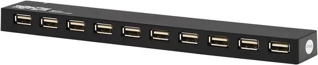 Alt view image 4 of 8 - Tripp Lite U223-010-INT 10-Port USB Hub with Power Supply and International Plug Adapters