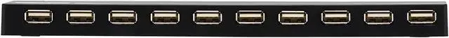Alt view image 5 of 8 - Tripp Lite U223-010-INT 10-Port USB Hub with Power Supply and International Plug Adapters