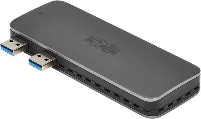 Alt view image 3 of 8 - Tripp Lite U357-1M2-NVMEG2 Metal M.2 Dark Gray M.2 SSD Enclosure for PlayStation 5 - USB 3.2 Gen 2, PCIe and NVMe, Aluminum Housing