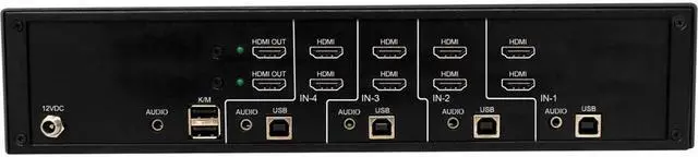 Alt view image 3 of 4 - Tripp Lite Secure 4 Port KVM Switch - 4K - NIAP PP4.0 - TAA B002-H2A4-N4 KVM