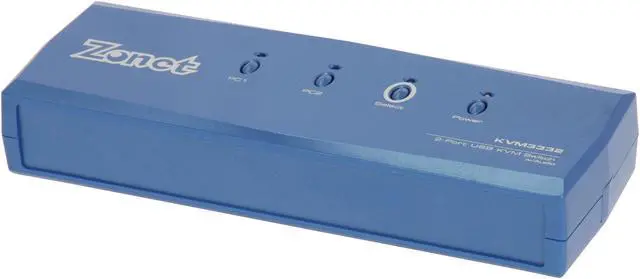 Main image of Zonet KVM3332 2-Port USB KVM Switch w/Audio