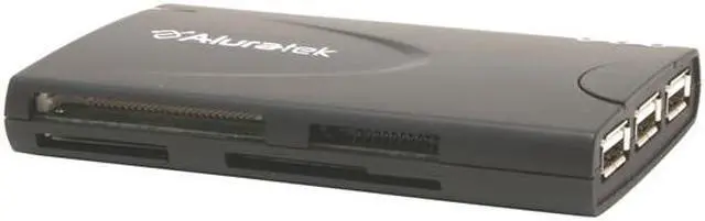 Main image of Aluratek AUHR200 USB 2.0 Hub/Card Reader Combo