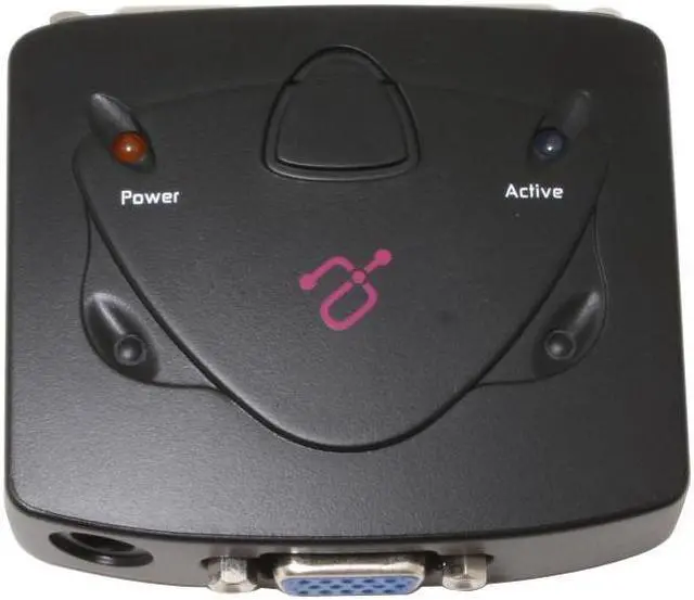 Alt view image 2 of 6 - Aluratek AVS02 2-Port VGA Video Splitter w/cable