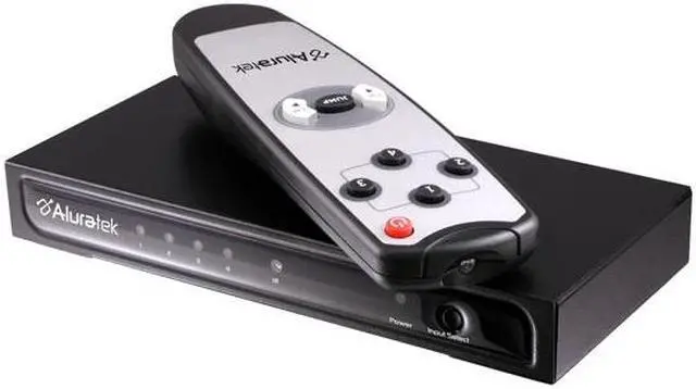 Main image of Aluratek AVW04H 4-Port HDMI Video Switch w/remote