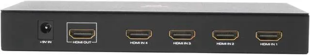 Alt view image 3 of 6 - Aluratek AVW04H 4-Port HDMI Video Switch w/remote