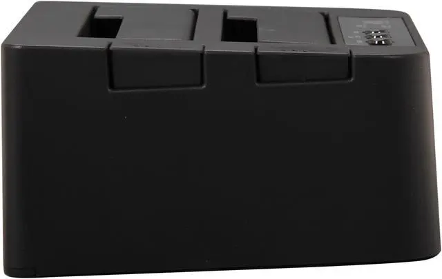 Alt view image 3 of 5 - Aluratek AHDDUB100 2.5" & 3.5" Black SATA USB 2.0 External SATA Hard Drive Duplicator