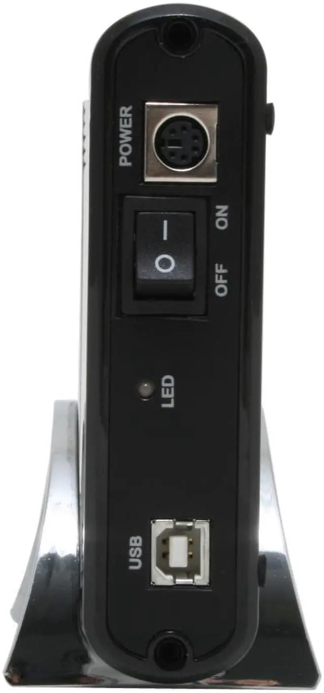 Alt view image 3 of 5 - iMicro IMBS35E-BK Aluminum 3.5" Black IDE USB 2.0 External Enclosure