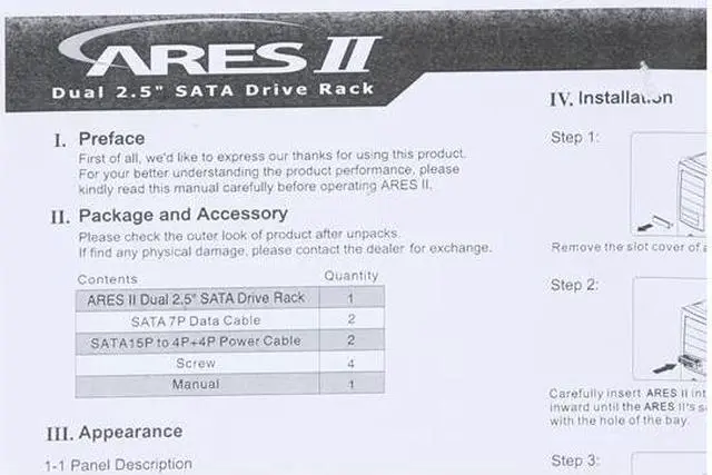 Alt view image 7 of 8 - VIZO ARS-250 Stainless & Plastic 2.5" SATA SATA Dual Drive Rack