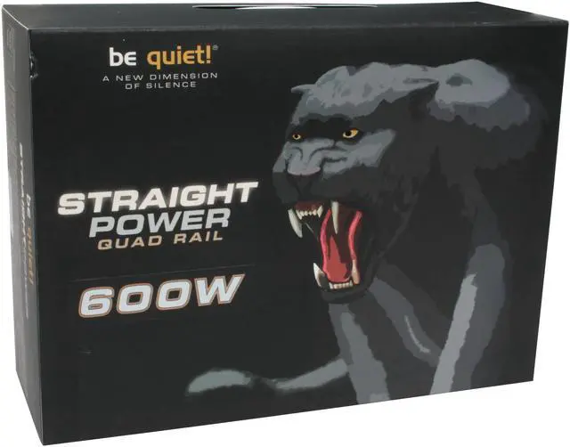 Alt view image 10 of 10 - Bgears Be Quiet! Straight Power BQT E5-600W 600 W ATX12V V2.2 / EPS12V V2.91 SLI Certified CrossFire Ready Active PFC SLI Power Supply