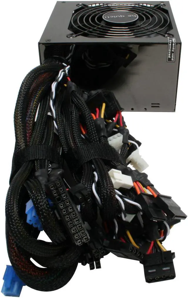 Alt view image 3 of 10 - Bgears Be Quiet! Straight Power BQT E5-600W 600 W ATX12V V2.2 / EPS12V V2.91 SLI Certified CrossFire Ready Active PFC SLI Power Supply