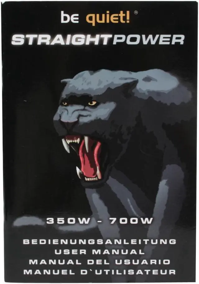 Alt view image 9 of 10 - Bgears Be Quiet! Straight Power BQT E5-600W 600 W ATX12V V2.2 / EPS12V V2.91 SLI Certified CrossFire Ready Active PFC SLI Power Supply