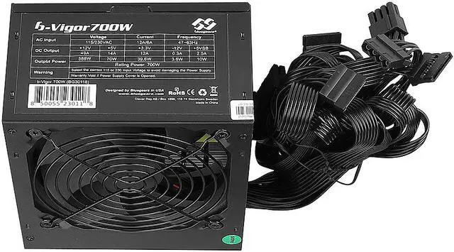 Alt view image 6 of 18 - Bgears b-Vigor700W 700 W ATX Non-Modular Power Supply