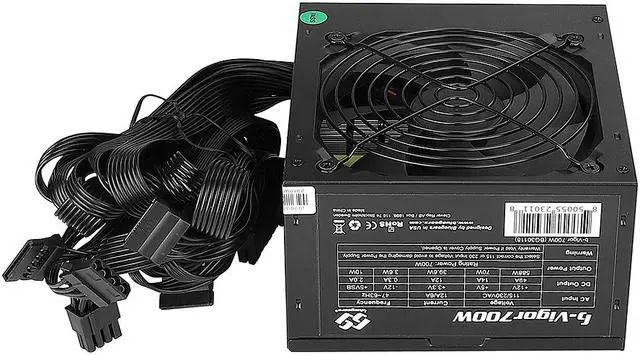 Alt view image 3 of 18 - Bgears b-Vigor700W 700 W ATX Non-Modular Power Supply