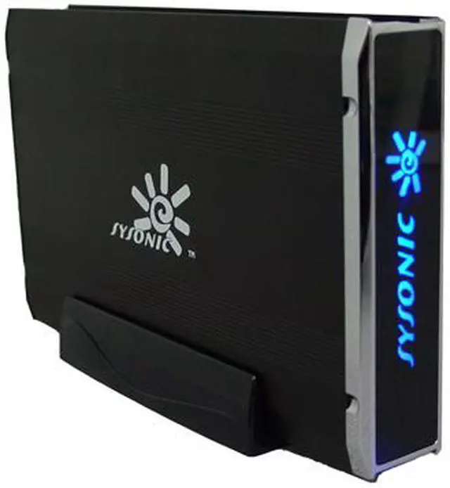 Main image of Sysonic SC-ME743J001 Aluminum 3.5" Black SATA USB 2.0 & eSATA External Enclosure