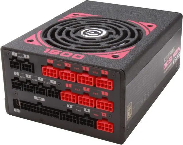 Alt view image 4 of 6 - EVGA SuperNOVA NEX1500 Classified 120-PG-1500-XR 1500 W SLI Ready CrossFire Ready 80 PLUS GOLD Certified Full Modular Power Supply