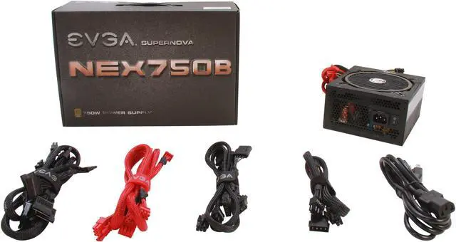 Alt view image 8 of 8 - EVGA SuperNOVA NEX 750 B 80 PLUS BRONZE Certified 750W Active PFC ATX12V v2.31/EPS 12V v2.91 5 Year 
Warranty 120-PB-0750-KR SLI Ready CrossFire Ready Modular NEW 4th Gen CPU Certified Intel 4th Gen CPU Ready Power Supply