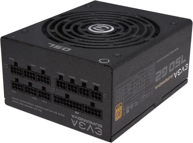 Alt view image 4 of 7 - EVGA SuperNOVA 750 G2 220-G2-0750-XR 80+ GOLD 750W Fully Modular EVGA ECO Mode Includes FREE Power On Self Tester Power Supply