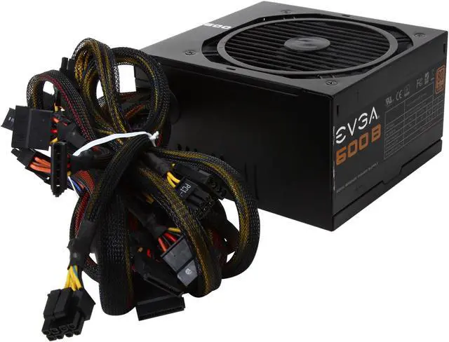 Alt view image 4 of 7 - EVGA 600B 100-B1-0600-RX 600W ATX12V / EPS12V 80 PLUS BRONZE Certified Power Supply Factory Refurbished