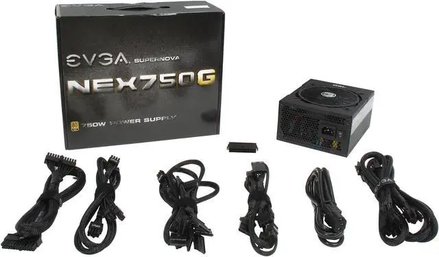 Alt view image 7 of 7 - EVGA SuperNOVA 750 G1 120-G1-0750-XR 80+ GOLD 750W Fully Modular Includes FREE Power On Self Tester Power Supply