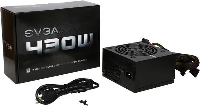 Alt view image 7 of 7 - EVGA 100-W1-0430-RX 430W ATX12V / EPS12V 80 PLUS Certified Active PFC Power Supply Intel 4th Gen CPU Ready Factory Refurbished