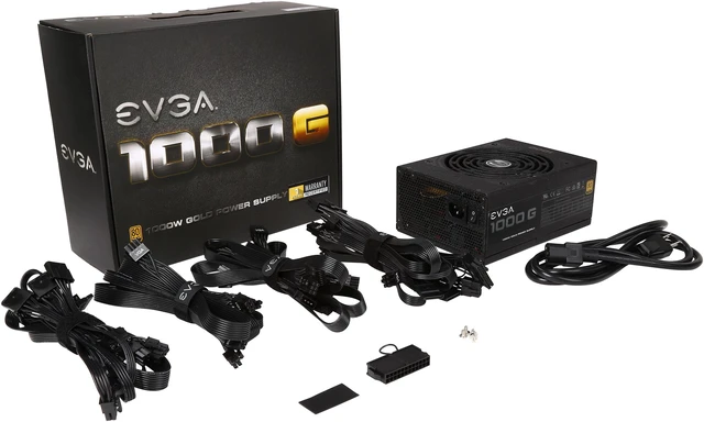 Alt view image 7 of 7 - EVGA 120-G1-1000-RX 1000 W ATX12V SLI Ready 80 PLUS GOLD Certified Full Modular Power Supply
