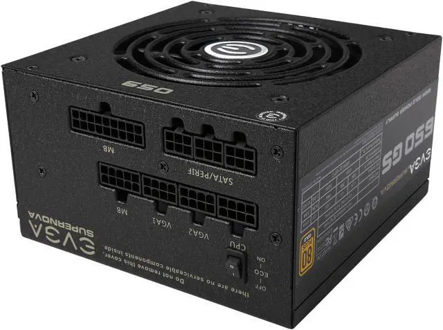 Alt view image 4 of 7 - EVGA SuperNOVA 650 GS 220-GS-0650-V1 80+ GOLD 650W Fully Modular EVGA ECO Mode Includes FREE Power On Self Tester Power Supply