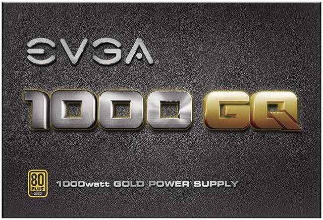 Alt view image 11 of 11 - EVGA 1000GQ 210-GQ-1000-V1 GQ 80 Plus Gold, 1000W ECO Mode Semi Modular Power Supply