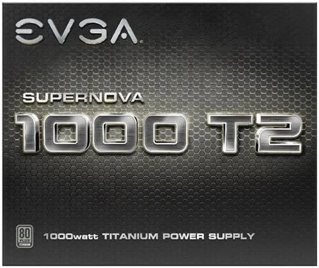 Alt view image 9 of 9 - EVGA SuperNOVA 1000 T2 220-T2-1000-X1 80+ TITANIUM 1000W Fully Modular EVGA ECO Mode Includes FREE Power On Self Tester Power Supply