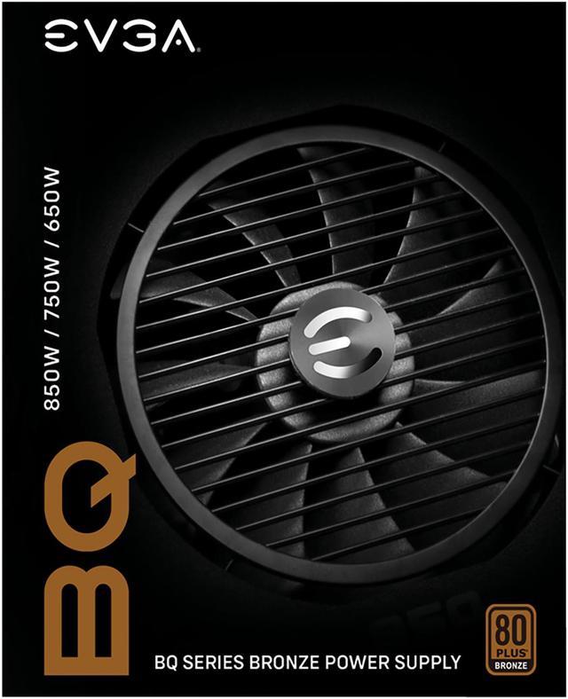 EVGA 650 BQ, 80+ BRONZE 650W, Semi Modular, 5 Year Warranty