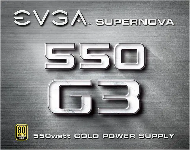 Alt view image 8 of 8 - EVGA SuperNOVA 550 G3, 220-G3-0550-Y1, 80+ GOLD, 550W Fully Modular, EVGA ECO Mode with New HDB Fan, Includes FREE Power On Self Tester, Compact 150mm Size, Power Supply