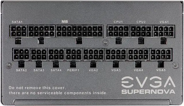 Alt view image 2 of 8 - EVGA SuperNOVA 1000 G3, 220-G3-1000-X1, 80+ GOLD, 1000W Fully Modular, EVGA ECO Mode with New HDB Fan, Includes FREE Power On Self Tester, Compact 150mm Size, Power Supply