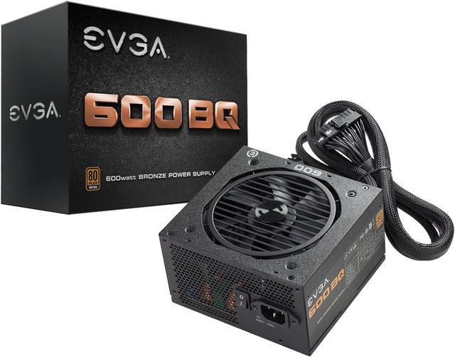 Alt view image 7 of 16 - EVGA 600 BQ 110-BQ-0600-K1 BQ 80 Plus Bronze Semi Modular 600W Power Supply