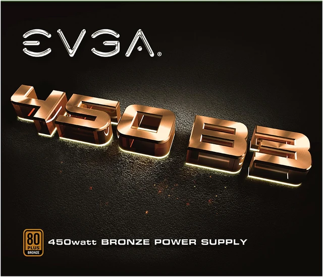 Alt view image 8 of 8 - EVGA 450 B3, 80 Plus BRONZE 450W, Fully Modular, EVGA ECO Mode, Compact 150mm Size, Power Supply 220-B3-0450-V1